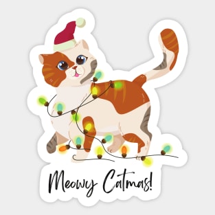 Meowy Catmas Sticker